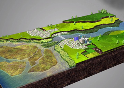 Screenshot of the Estuaries: Nature's Water Filters Animation
